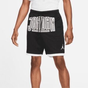 Jordan Black and White Athletic Men's Shorts